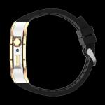 Apple Watch Band 44mm/45mm Luxury Carbon Fiber Watch Case,Men Rugged Case And