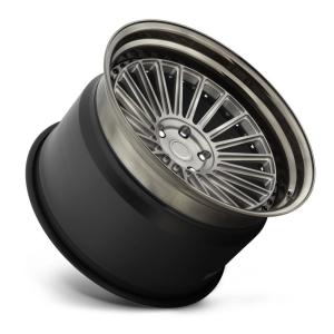 Quality Matte Black polish face 3PC aluminium forged wheels 5x120 offset rim forged car rims wholesale