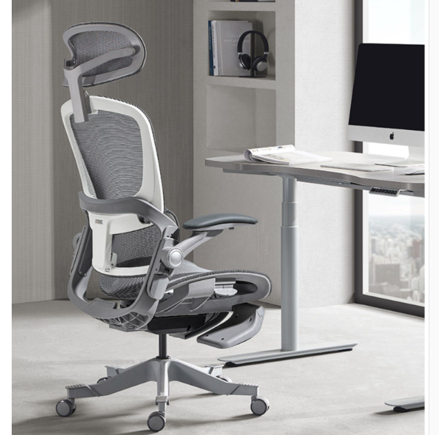 ISO9001/ISO14001 Certified Metal Boss Executive Swivel Chair with Adjustable Footrest