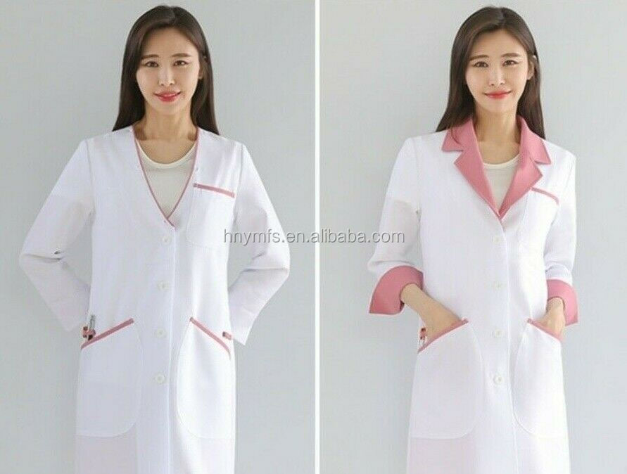 Professional Men Women Lab Coat Cotton Material Unisex Doctor Costume