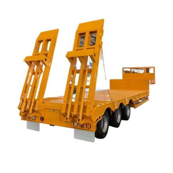 2180mm Tread 2/3/4 Axles Heavy Duty Lowbed Loader Semi Trailer for Equipment