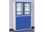 Lab Durable Reagent Storage Cabinet Grey / Blue Modern Adjustable