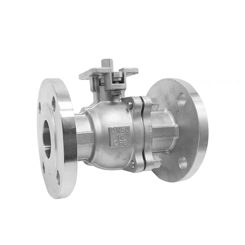 Stainless Steel ANSI Standard 2PC Flange Type High Platform Ball Valve