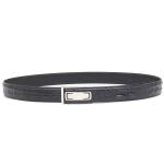 Genuine Leather Mens Automatic Belt Stainless Steel Rachet Buckle