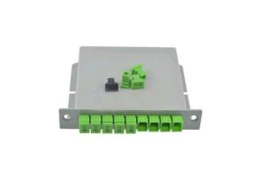 Quality Customized LGX Fiber Optic PLC Splitter 1260 ~ 1650nm Wavelength wholesale