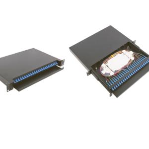 Quality 19 Inch 1U Rack Mount Enclosure 430x200x46mm 24 Ports wholesale
