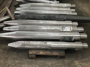 China Durable 42CrMo Hydraulic Breaker Hammer Chisel For Stone And Rock on sale