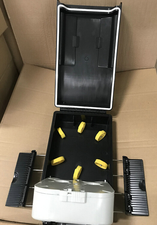 9 SC PP FTTH Drop Cable Box With 1x8 PLC Splitter