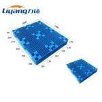 Euro HDPE Rackable Plastic Pallets 1000*1200mm Large Reversible