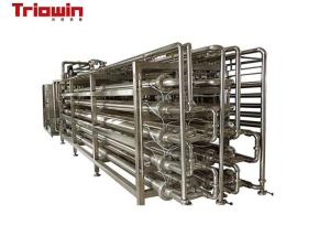 Quality Tube In Tube Food Sterilizer Machine , Juice Sterilizer SO 9001certification wholesale