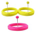 Egg Shaper Silicone Kitchenware Products , Silicone Fried Egg Ring Poacher Mold