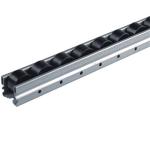 SGCC PP ESD Metal Roller Track JY-2046 4000mm Length Roller Rail Track