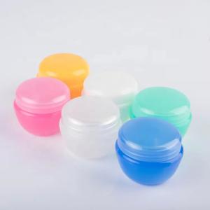 Quality Luxury Colourful 20g PP Face Cream Jar Plastic Cosmetic Jars wholesale