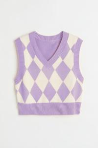 Quality Unisex Kids Oversized Cotton Knitted Pullover Jacquard Sweater Vest Sleeveless Knit Waistcoat wholesale