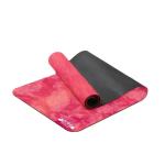 Foldable Travel Suede Yoga Mat Eco Friendly Fitness Pilates Natural Rubber Yoga