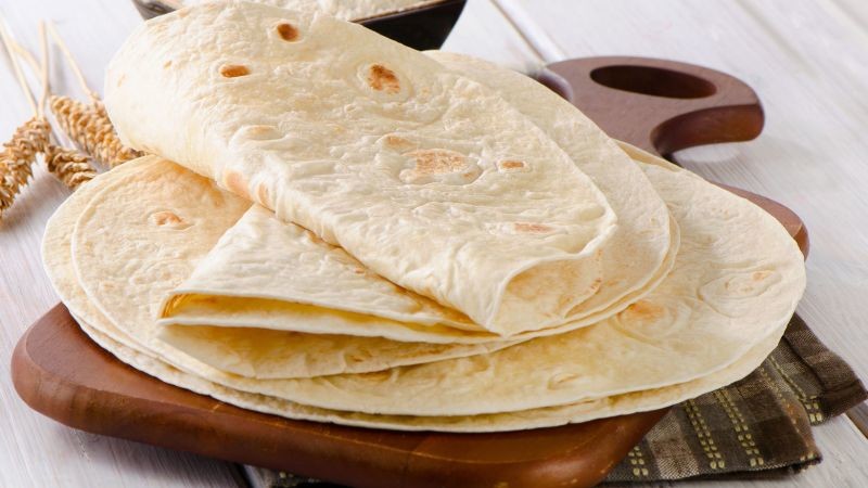 100 - 3000 Pieces/H Chrome Plated Tortilla Maker With Roller Surface Treatment Fully Automated Production Line
