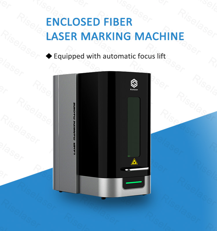 20W Enclosed Fiber Laser Marking Machine JPT Raycus Laser Source