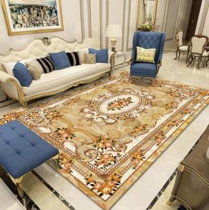 Quality Persian Pattern Polyester Fiber Living Room Floor Carpet Stripping Special Style wholesale