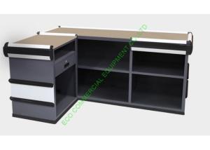 Quality Retail Shop Cash Counter Table Equipment / Supermarket Money Counter For Billing wholesale