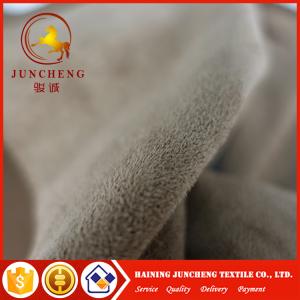 Quality 2017 hot sale 100 polyester faux suede fabric for shoe/sofa/garment wholesale