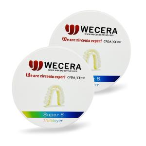 Quality 8 Layers Multi-Layer Oxide Disc with 16 Vita Colors and 3 Bleach Colors wholesale