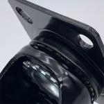 8 Inch TPE Top Plate Heavy Duty Black Industrial Caster with Brake