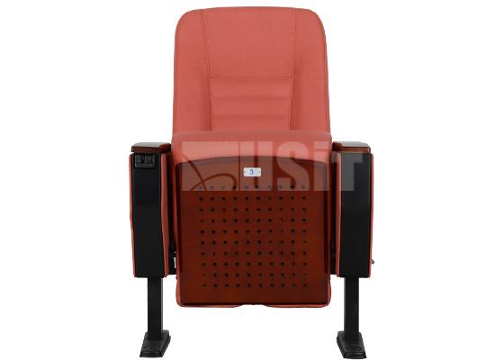 Strong Steel Legs Church Auditorium Chairs Theater Seating Ash Wood Veneer