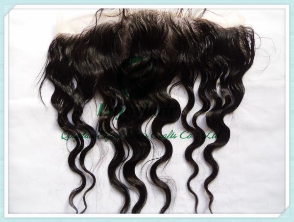 Malaysian virgin remy hair lace frontal 13''x4'' ,natural color body wave 10''