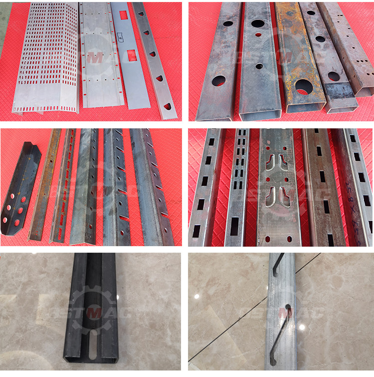 PVC Stainless Steel Hydraulic Hole Punching Machine 6m U Shape Profile