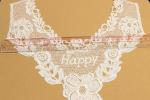Wedding Dresses Guipure Lace Applique Multifeature Letters Printed Watersoluble