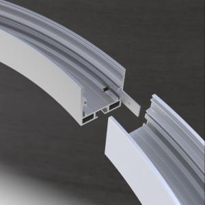 Quality 35*35mm Circular LED Profile Strip Extrusion Anodized Aluminium Alloy wholesale