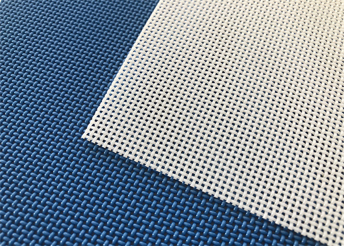 Plain Weave Square Hole Polyester Mesh Conveyor Belt For Paper Mill Industry