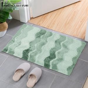 Quality 17X24 Inch Rectangle Striped Anti Slip Bath Mat Machine washable wholesale