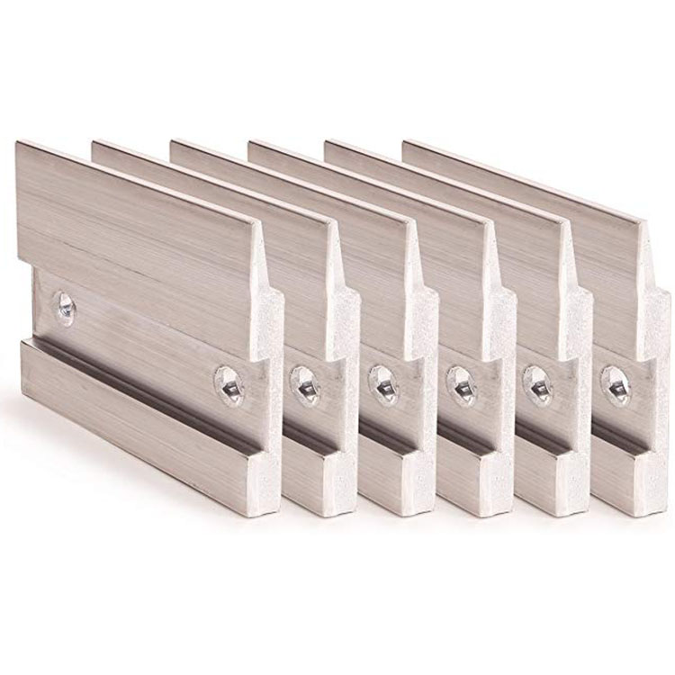 Customized Sizes Acceptable Heavy Duty Z Clip Hanger Interlocking Aluminum French Cleat