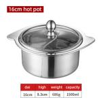 Factory Direct Sale Cookware Soup Pot Stainless Steel Cooking Pot With Stainless