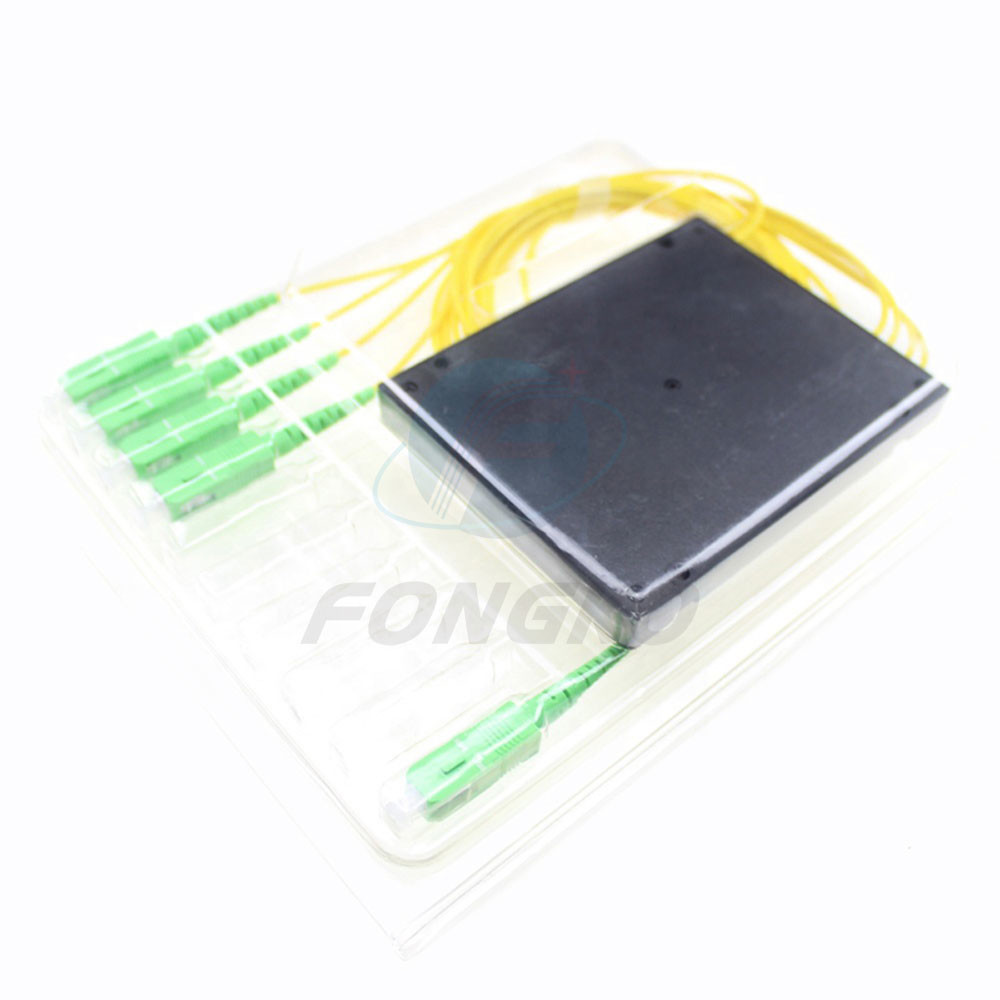 1x4 Gpon Mini Fiber Optic Splitter Single Mode With Sc Connector