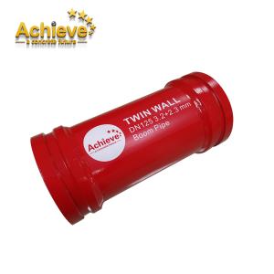 Quality 123mm SCHWING Pump Parts Twin Wall Pipe ST52 Casting Steel wholesale