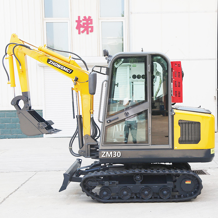 Earth Moving Machine Track Width 230 mm Customized Household Mini Excavator