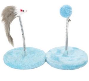 Quality Pink Blue Cat Scratch Board Detachable Mouse Ball Claw Grinding Vent Toy wholesale