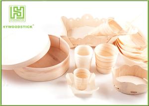 Quality Lightweight Wooden Sushi Boat Sashimi Plate Sushi Serving Set Plain Edge wholesale
