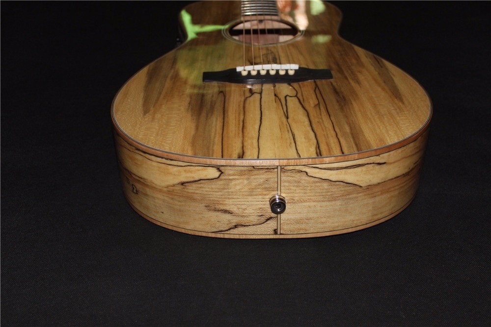 Custom All Solid Sapele Wood Ooo15s Body Style Acoustic Electric Guitar