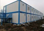Aluminum Window 40HC Office Flat Pack Container Building