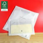 Autumn Clothing / Cotton Padded Clothing Packaging Wax Paper Bag Biodegradable