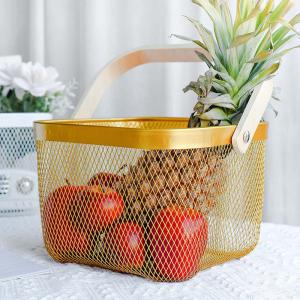 Quality 25cm Length Hand Held 550G Black Metal Fruit Bowl wholesale