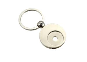 Quality Metal Personalised Shopping Trolley Coin Keyring Car Round Zinc Alloy wholesale
