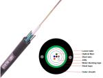 Armored Steel Belt Direct Burial Multimode Fiber Optic Outdoor GYXTW 12 Cores