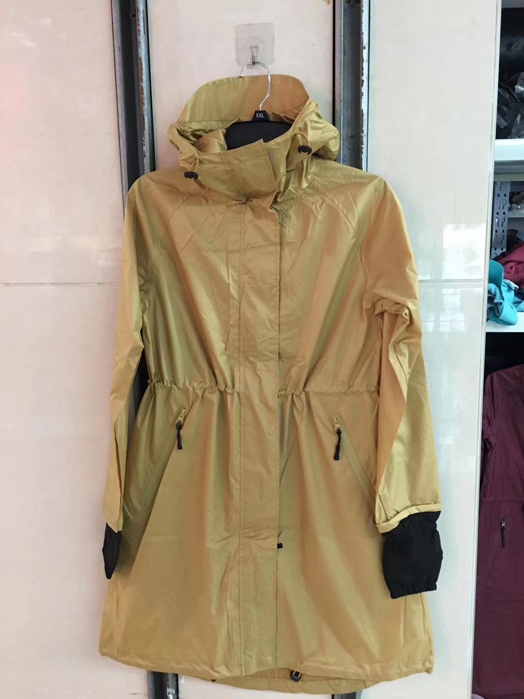 Ladies wind breaker jacket, Wind proof, Reflective print
