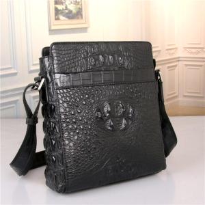 Quality Genuine Crocodile Skin Businessmen Small Single Cross Shoulder Bag Real Alligator Leather Male Casual Messenger Bag wholesale