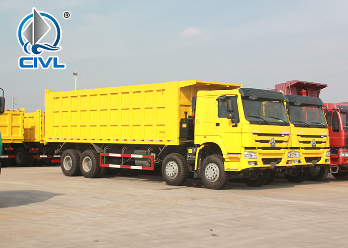 8x4 50T Heavy Duty Dump Truck RHD International Dump Truck SINOTRUK HOWO tipper truck euro II 420hp