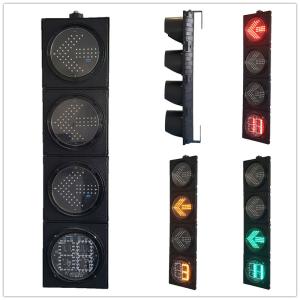 Quality 200MM 4-Aspect RYG Left Arrow With Countdown Timer Road Traffic Light wholesale